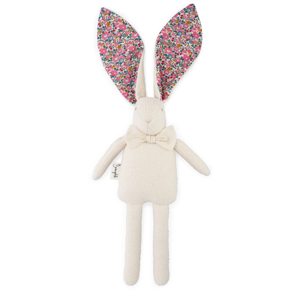 Organic Bunny Raggy - Liberty of London "Betsy Ann" - Bunnylulu Handmade