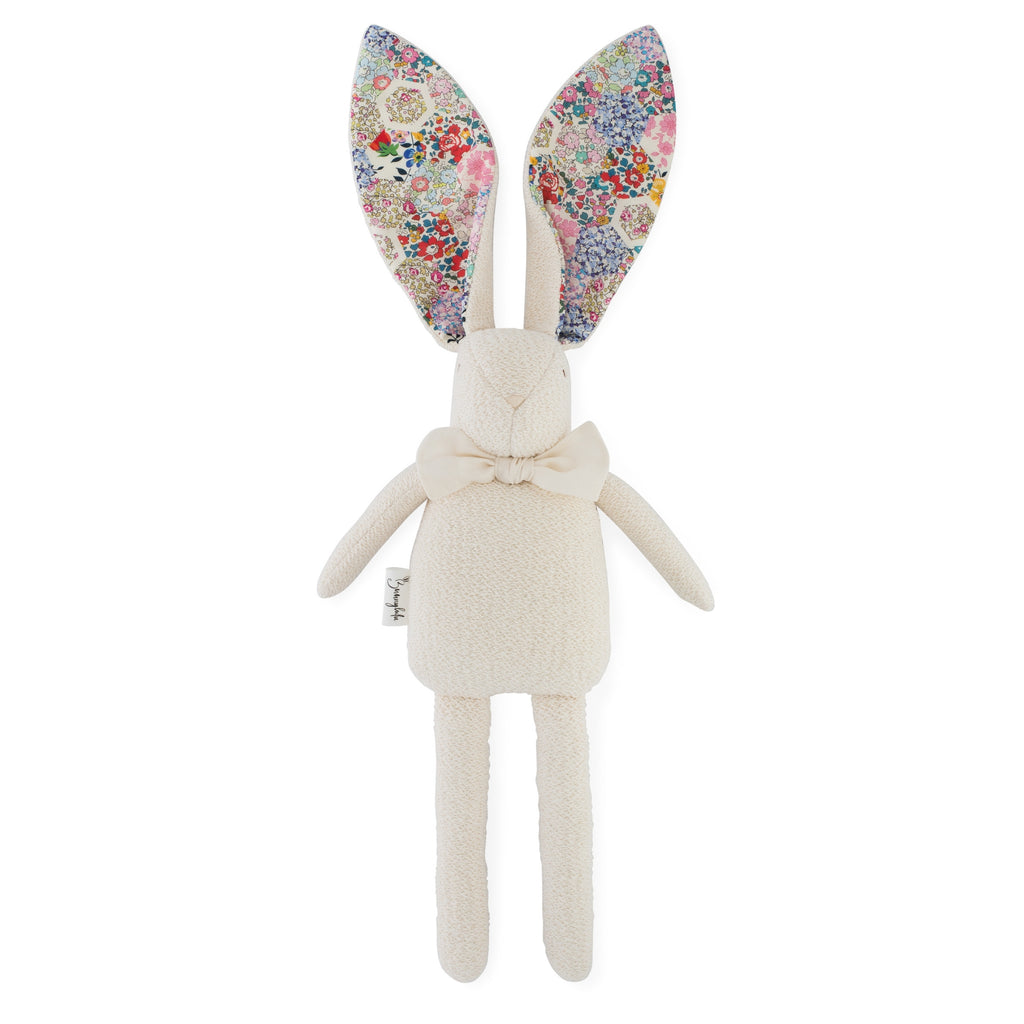Organic Bunny Raggy - Liberty of London "Patchwork Stories" - Bright - Bunnylulu Handmade